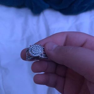 Rose gold ring with dimond